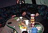 tour bus Jony  Dyke asleep 2003 Tour.JPG